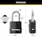 Master Lock 3-9/16 in. H X 1-9/64 in. W X 1-3/4 in. L Steel Ball Bearing Locking Weather-Resistant P M115XKADLFCCSEN - alternate 3